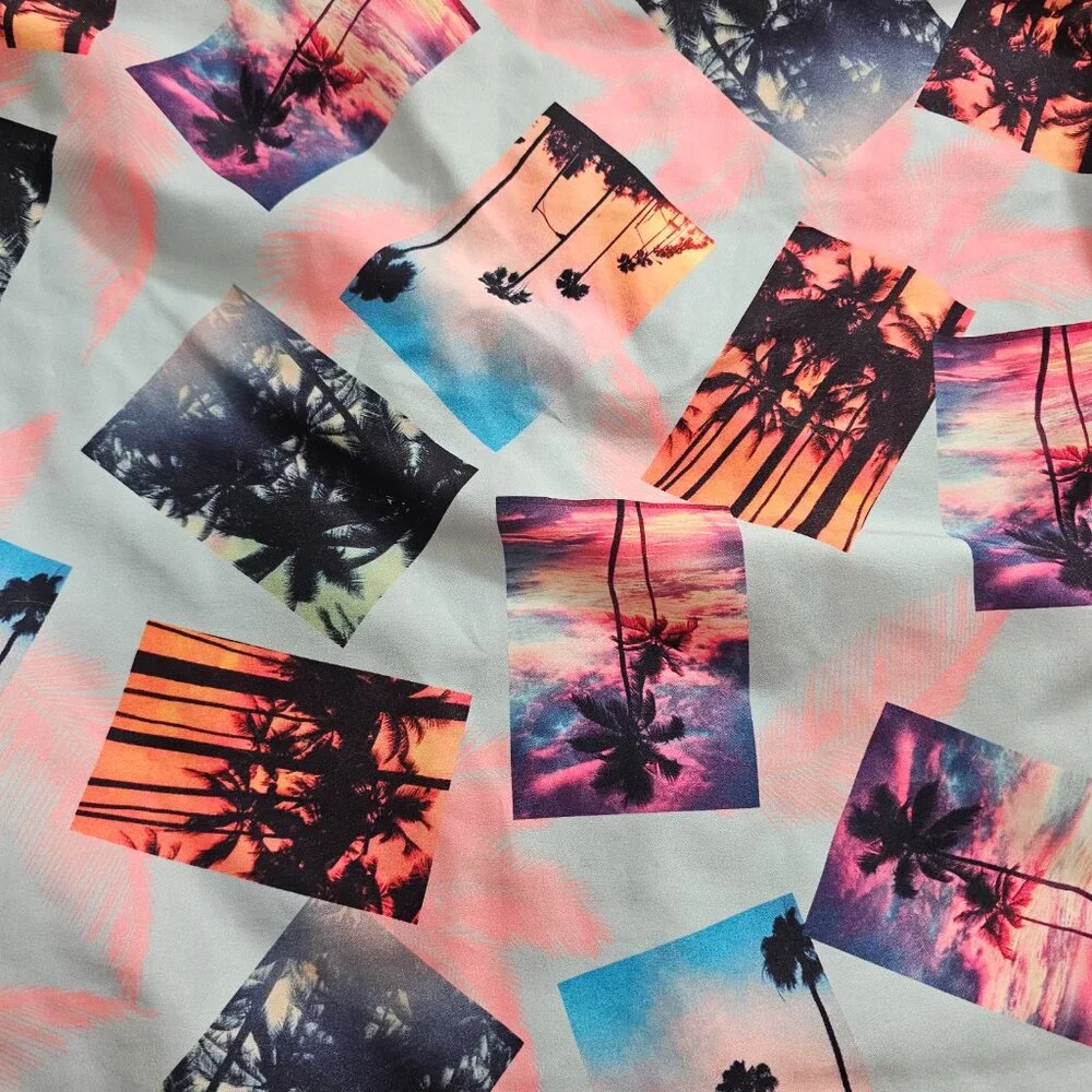 Surf Society by Drill Men's Short Sleeve Button-Up Beachwear‎ Spring Break